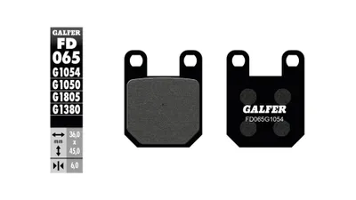 Produktbild von Galfer Fd065-g1054 Bremsbeläge Silber  Silber One Size