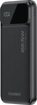 Zdjęcie produktu dla Powerbank Choetech B728 10000mAh 22.5W PD USB-A / USB-C - czarny