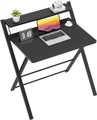 Produktbild von Klappbarer Schreibtisch Klein Schwarz Stabil