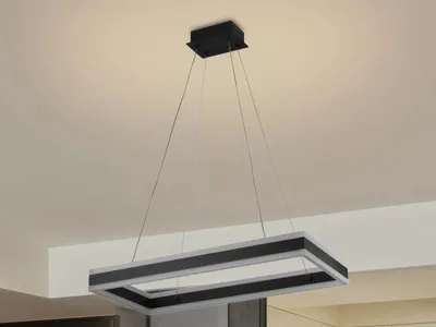 Productafbeelding van LED hanglamp + afstandsbediening, 80W - J4324/B