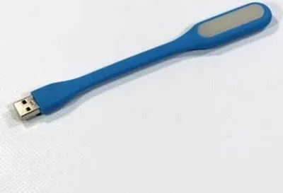 Produktbild von Notebook-Lampe, Gummi, blau, USB, LED