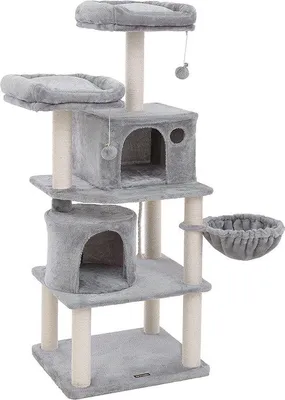 Productafbeelding van Famanu Krabbenboom - Grote klimboom met speelhuis voor katten