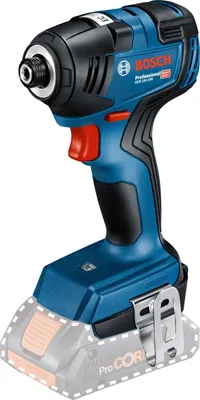 A Bosch cordless impact driver is shown against a white background.