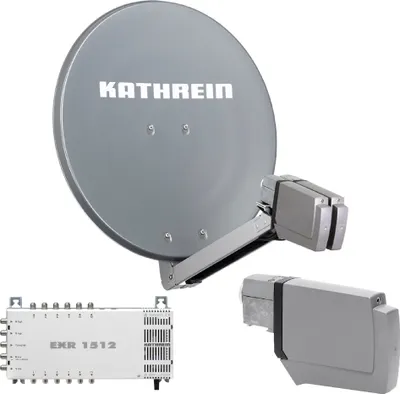 Produktbild von Kathrein CAS 80 Sat-Antenne Graphit (gr) multifeedfähig - 12 Teilnehmer