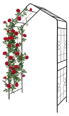 Produktbild von Metallener Gartenbogen als Rankhilfe für Kletterpflanzen