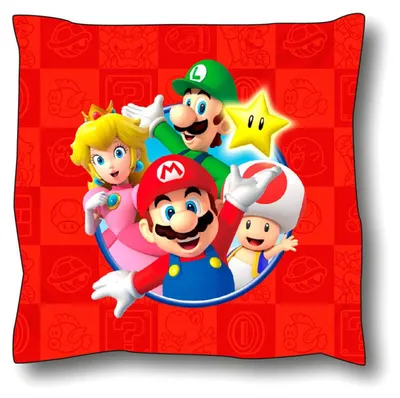 Produktbild von Sd Toys Super Mario Bros Kissen 40x40 Cm Rot Rot One Size