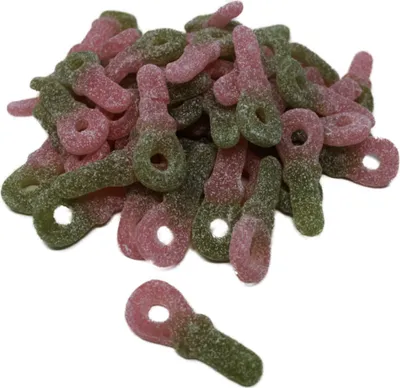 Image de Frisia Gomme de fruit pastèque acide Tongen bicolore Vegan 3000g
