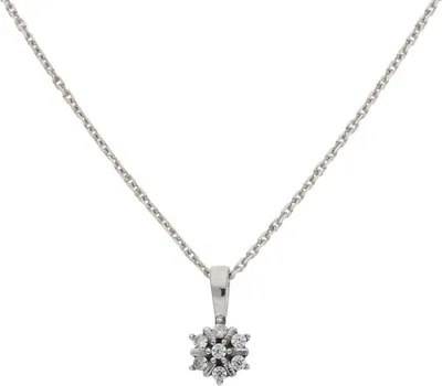 Produktbild von JuwelmaLux Anhänger 333/000 (8 Karat) Weißgold mit Zirkonia JL39-02-0515