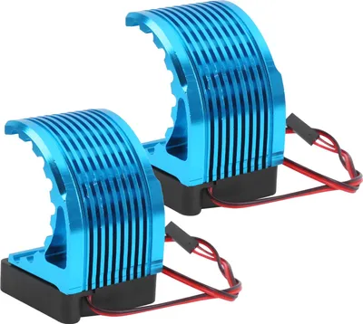 Produktbild von 2pcs Aluminiumlegierungsmotor Wärmelkühlung 42 mm universell bürstenloser Kühlventilator für RC -Auto