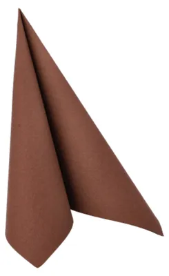 Produktbild von Servietten stoffähnlich 40x40cm Royal Collection 250 Stück Braun