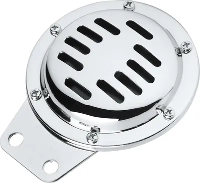 Produktbild von Hashiru Hupe 12V Chrom 105dB für Auto, Motorrad, LKW, Quad