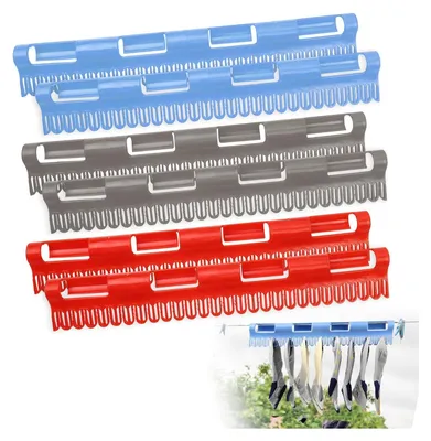 Produktbild von 6 Stück Socken Aufhänger Für Wäscheständer, Sockenhalter Wäscheständer Kunststoff, Sockentrockner Für Laundry Supplies, Sockentrockner Hängend Für Socken Und Unterwäsche