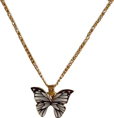 Produktbild von Trendige Madalyn-Halskette in Weiß - Eleganter Damen Schmuck KP27508