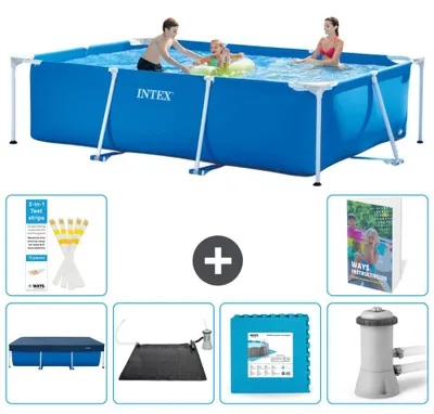 Immagine prodotto di Piscina fuori terra rettangolare - 300x200x75 cm - composta da 5 elementi, modello S99