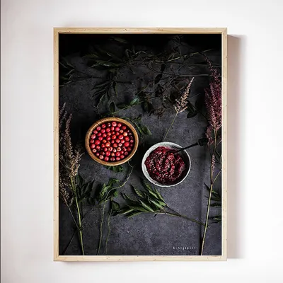 Produktbild von TPFLiving Kunstdruck LW-1736 (OHNE RAHMEN) Poster - Leinwand - Wandbild - Hochauflösender Giclée-Druck, langlebig und hochwertig - Dekoration Küche, Bäckerei, Café - Dessert und Kuchen -  - Größe: 50x75cm