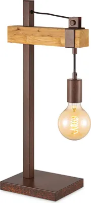 Produktbild von Home Sweet Home - Metall Tischlampe - Rost - 15 x 26 x 55cm