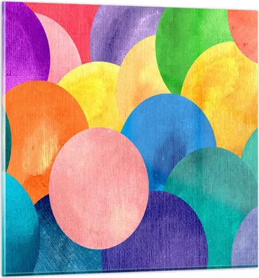 Produktbild von Bilder auf glas - Abstraktion modern - 40x40cm - Glasbilder - Wandbilder - Kunstdruck - zum Aufhängen bereit - Wanddekoration aus Glas - Glas Bilder - Wandbild auf Glas - Einteilig - GAC40x40-3794