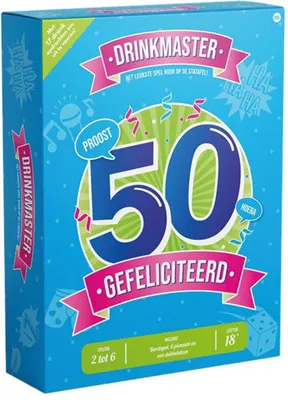 Image de Paperdreams Drinkmaster – 50 ans