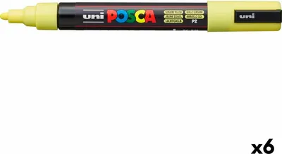 Productafbeelding van POSCA - POSCA PC5M M, zachtgeel | 1 stuk | 6 stuks