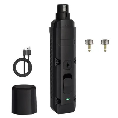 Produktbild von Haustier-Nagelschneider, leiser Nagelschneider für Hunde, 2-Gang Geschwindigkeit, 300mAh Akku, USB-Schnellladung