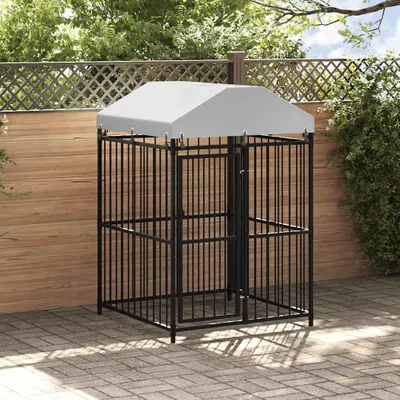 Zdjęcie produktu dla vidaXL Buda zewnętrzna dla psa z dachem 120x120x150 cm