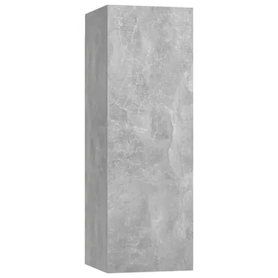 Zdjęcie produktu dla vidaXL Szafka pod TV betonowa szara 30,5x30x90 cm materiał drewnopochodny