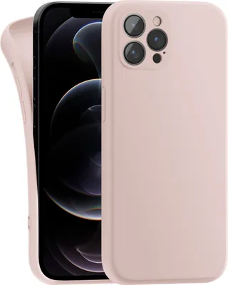 Produktbild von Hülle für Apple iPhone 12 Pro Max - Handyhülle mit Kameraschutz Cover aus Silikon in Rosa