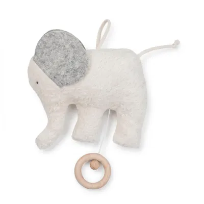 Produktbild von Efie  Baby Spieluhr Elefant Filz – Melodie LaLeLu, Kuschelspieluhr aus kbA Baumwolle,  Germany