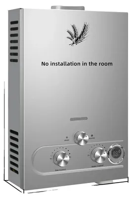 Productafbeelding van Gas-waterverwarmer, doorstroomverwarmer, direct warm water, 20 kW, 10 liter, 220V-240V, EU-stekker