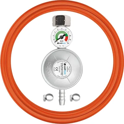 Zdjęcie produktu dla Name Zestaw Przyłączeniowy do Gazu Propan-Butan z Manometrem