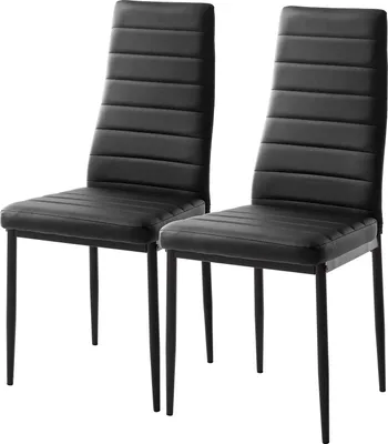Produktbild von home24 Esszimmerstuhl - Metall / Kunstleder