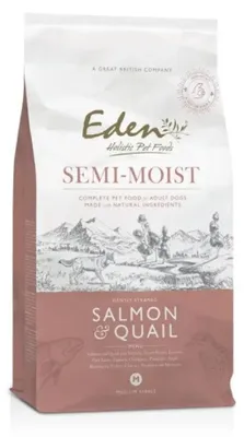 Zdjęcie produktu dla EDEN Półwilgotna z Łososiem i Przepiórką - półwilgotna karma dla psów - 10 kg