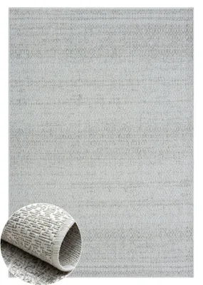 Obrázek produktu pro Venkovní koberec MY-RUG "Cathrine" 150x80 cm, šedý, s hravým vzorem, útulný pro vaši zahradu a balkon
