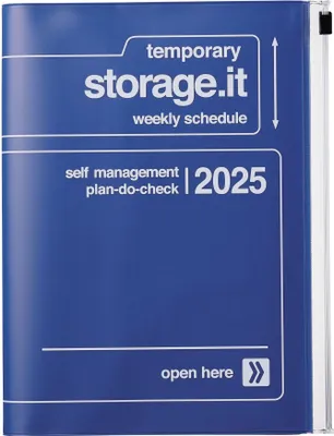 Produktbild von MARK'S 2024/2025 Taschenkalender A5 vertikal, Storage it // Navy