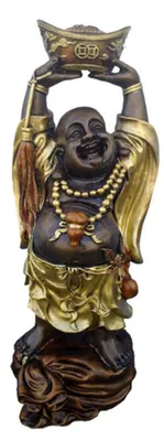 Obrázek produktu pro Šťastný Buddha Dekorativní postava Socha 65 cm Figury Sochy Sochy (B40)