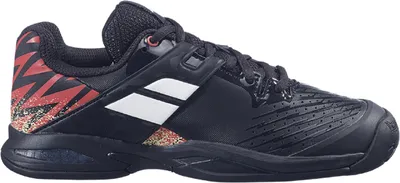 Produktbild von Babolat Propulse All Court Junior Tennis Tennisschuhe Sportschuhe schwarz/weiß/rot 32S21478-2001, Schuhgröße:35.5 EU