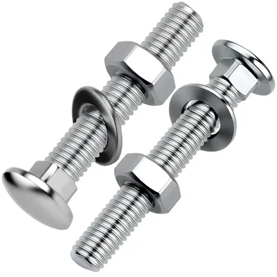 Immagine prodotto di 25 bulloni a testa esagonale M8x50 mm con dadi e rondelle