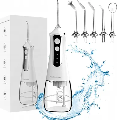 Produktbild von Schnurlose Zahnspülung 5 Düsen Ipx7 2-8 Bar 300Ml 3 Betriebsmodi