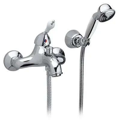 Produktbild von Badewannenarmaturen mit Brause Chrom Retro