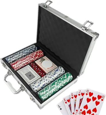 Imagen del producto de Silecomplaza: Set de póker para fiestas, ideal para jugadores y entusiastas