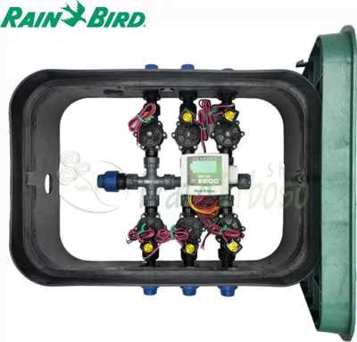 Image de PA-DV-P6 - Boîte de vannes assemblée 1" 6 zones avec composants Rain Bird