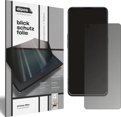 Produktbild von Blickschutzfolie für Oppo Find X3 Lite matt Schutzfolie Folie Display Schutz dipos