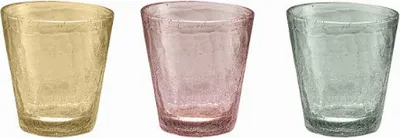 Produktbild von 3er Set Wasserglas KOLORS, multicolor, 310 ml. Volumen, von Tognana