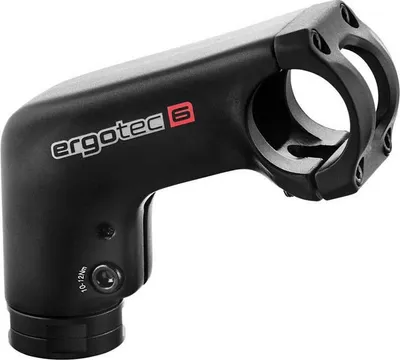 Zdjęcie produktu dla ErgoTec wspornik kierownicy Ergotec Barracuda 31,8/110 mm czarny Level 6