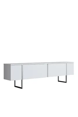 Produktbild von Skye Decor, Luxe - White, Silver, TV-Schränke, Weiß, 180 x 50 x 30 cm