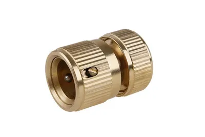 Produktbild von Schnellkupplung aus Messing, 1/2 Zoll, für Gartenschläuche 12,5-15mm