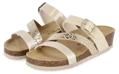 Produktbild von Beliana Damen Pantoletten Beige Synthetik Größe: 39