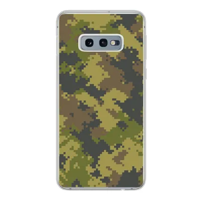 Produktbild von MuchoWow® Handyhülle Schutzhülle Hülle für Samsung Galaxy S10e Illustriertes Tarnmuster von Pixeln Silikon Softcase Handy Hülle - Handy