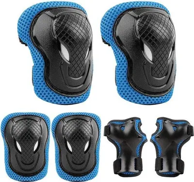Produktbild von Famanu Schutzausrüstung Schutzset - für Jungen und Mädchen, Skateboarden, Rollschuhlaufen, Radfahren