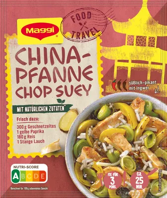 Packaging for a Maggi Fix product for China-Pfanne Chop Suey.